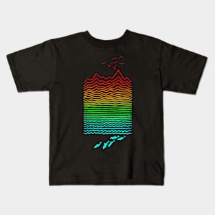 High Up Above And Down Below Kids T-Shirt